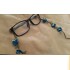 Eyeglasses Holder Strap Cord String Holder|OYA Art Crocheted  Chain Necklace| Red / Yellow